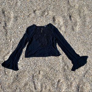 🐚 Black Long Sleeve Kendall & Kylie Blouse 🐚